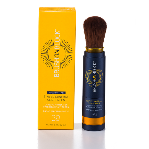 Brush on Block Touch of Tan Mineral Powder Sunscreen